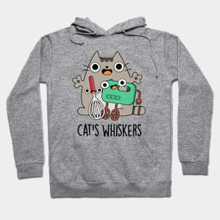 Cat's Whiskers Funny Baking Pun Hoodie